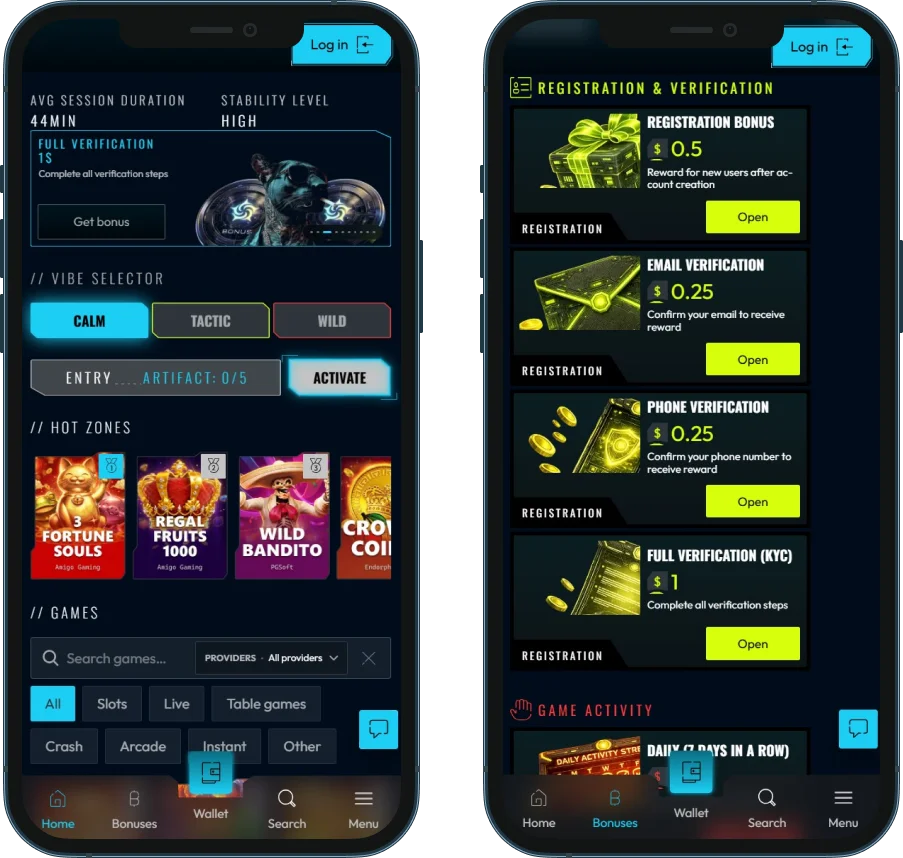 Winhud Casino on Your Phone